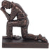 Lighthouse Christian Products Praying Man Seeking God Bronzelike Finish 4.5 x 2.75 Cast Stone Mounted Sculpture...