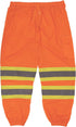Ergodyne unisex adult Two-tone Class E Two Tone Pants, Orange, Small-Medium US...