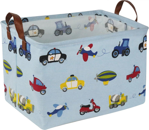 Rectangle Storage Basket, Storage Bins with Handles, Books Box, Gift Baskets(Car)...