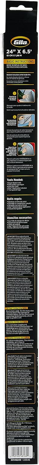 Gila Heat Shield Plus 35% VLT Window Tint, 2ft x 6.5ft...