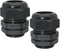 1" NPT Nylon Cable Glands, IP68 Waterproof Adjustable Cord Grip Cable Connector Strain Relief Wire Protectors for 18-25mm Cable Diameter, 2 Pcs, B...