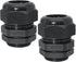 1" NPT Nylon Cable Glands, IP68 Waterproof Adjustable Cord Grip Cable Connector Strain Relief Wire Protectors for 18-25mm Cable Diameter, 2 Pcs, B...