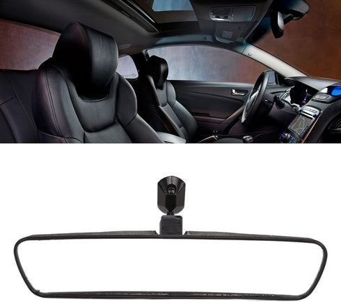 Rearview Mirror Rearview Mirror Abs Glass Black 10In Car Rearview Mirror 360 Degree Adjustable Anti Glare Interior Rear View Mirror Universal For ...