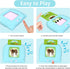 Spanish Learning Flash Cards for Toddlers 2-4 Years Bilingual Spanish English, Speech Therapy Toys, Preschool Educational Learning Talking Sight W...
