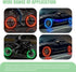 6 PCS Car Hot Wheels Wheel Hub Light, American Style Flashing Breathing Light with Inner Tube Valve, Cool Lighting Modification Accessories, for M...