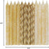 Dazzling Glitter & Gold Spiral Birthday Candles - 24ct Assorted Pack - Premium Quality, Long-Lasting & Elegant Design - Ideal for All Occasions...