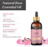 Avatra Rose Essential Oil for Diffuser, Perfume, Skin, Hair, Aromatherapy | Pure & Natural Essential Oil for Massage, Bath, Soap, Candles | Premiu...