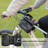 ROCKBROS Bike Phone Bag Bicycle Waterproof Front Frame Pouch Top Tube Handlebar Bag Cycling Cell Phone Storage Bag for iPhone 11 12 13 PRO XS XR 8...