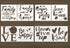 Inspirational Word Stencil Set Stencils for Painting on Wood for Signs Canvas and Craft Supplies Art Stencils for Drawing Word Stencils or Paintin...