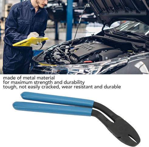 Angled Ring Plier Bent Handle Pliers, Bent Handle Pliers Ergonomic Pliers Angled Removal Install Repair Tool for Vehicles Upholstery, Closing Spri...