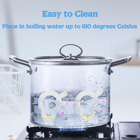 Silicone Baby Teether Toys Coolrunner Baby Teething Toys for 3-12 Months, BPA Free Teething Relief Baby Chew Toys, Sensory Teething Teether Toys f...