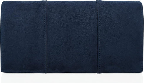 Dexmay Women Faux Suede Envelope Clutch Purse Evening Velvet Handbag Foldover Shoulder Crossbody Bag...