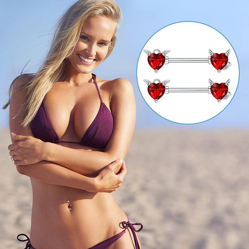 Sanfenly 12PCS Nipple Rings Belly Button Rings for Women 14G 316L Surgical Stainless Steel Curved Navel Barbell Cute Butterfly Flower Belly Pierci...