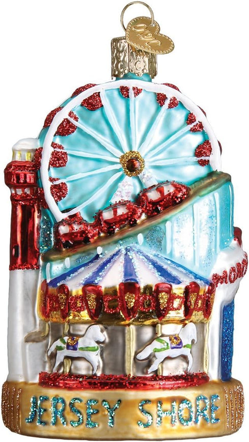 Old World Christmas Glass Blown Ornament Jersey Shore (20096)...