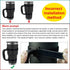 yoelike - 5 Colors - New Upgrade Anti-Slip Adjustable Tumbler Handle Fit for 20 Oz to 40 Oz of YETI, RTIC, Ozark Trail, Travel Mug, SIC, Rambler, ...