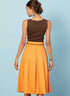 McCall Pattern Company McCall's Women's Knee Length Pleated Skirt, Sizes 14-22 Sewing Pattern...