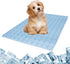 Dogs Cats Pet Cooling Mat, Summer Dog Cooling Pads Summer Sleeping Kennel Mat, Cooling Mat for Dogs Non-Slip for Indoor or Outdoor, Blue S...