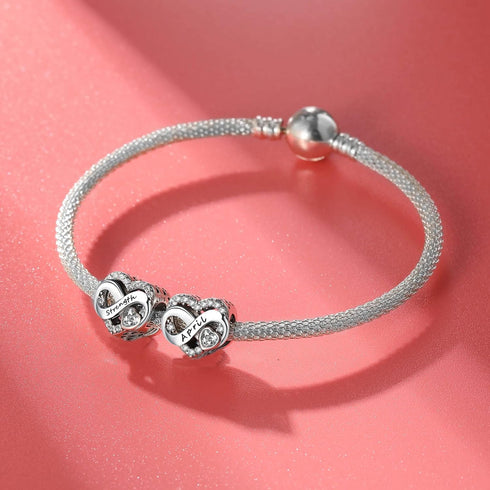November Birthstone Charm 925 Sterling Silver for Bracelet Necklace Mother's Day (April)...