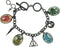 Harry Potter Deathly Hallows Eight Charm Bracelet...