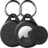 Airtag Keychain Holder Case for Apple Airtag, 2 Pack of IPX8 Waterproof, Fully Shockproof, Anti Scratch Airtag Holder Case for Key, Kid, Bag, Lugg...