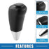 Car Automatic Gear Stick Shift Knob Gear Shift Knob Stick Shifter for Toyota Land Cruiser 2016-2021 4Runner 2003-2021 Tundra 2008-2021 Black...