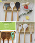 Large Wooden Spoon Rest, 9.7'' Stove Top Bamboo Spoon Holder, Kitchen Counter Cooking Utensils Rest, Farmhouse Small Food Serving Tray for Spatula...