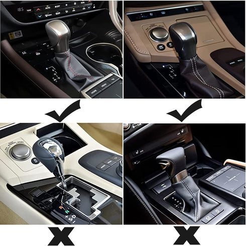 Zhizhong Bling Shifter Gear Lever Accessories Fit for Lexus 16-18 ES350 15-22 NX300 16-22 RX350 14-22 IS250 IS300 IS350 15-22 RC300 RC350 16-22 GS...