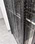 ave split Decorative Door String Curtain Wall Panel Fringe Window Panel Drapes Room Divider Blind Divider Tassel Screen Home 100cm*200cm (black1)...