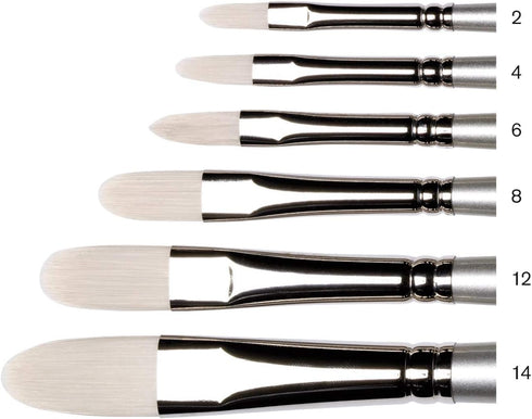 Winsor & Newton Artisan Paint Brush, Long Handle, Size 6, Filbert...