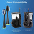 Brush Heads for Waterpik Complete Care 5.0/9.0 (4-Pack, Black)...