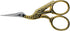 Ultima 3-1/2-Inch Forged, Gold-Plated, Stork Embroidery & Sewing Scissors...