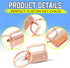 Key fob Hardware,30 PCS 1 Inch Key fob Keychain with Keychain Rings for Bag Webbing Wristlets Lanyards(Rose Gold)...