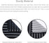 Kitchen Cooking Apron for Women and Men, Adjustable Chef Bib Apron with Pockets - 32" x 28" - Black/White Pinstripe- 1 Pcs...