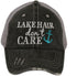 Lake Hair Dont Care Womens Trucker Hat Cap by Katydid,Teal,One Size...