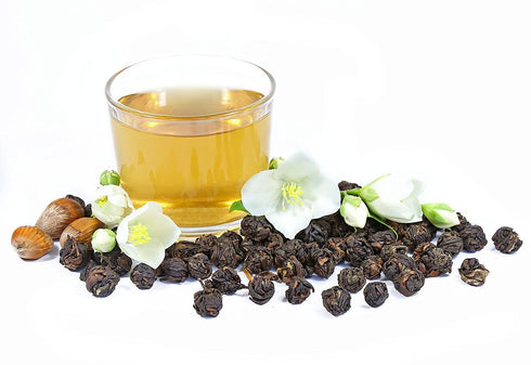 Tealyra - Lychee Black Dragon Pearls - Exotic Sweet Black Loose Leaf Tea - Medium Caffeine - All Natural - 220g (8-ounce)...