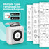 Mini Sticker Printer - Mini Printer Sticker Maker, Mini Thermal Sticker Printer Bluetooth CP1, No Require Track Data. Used for Note, List, Journal...