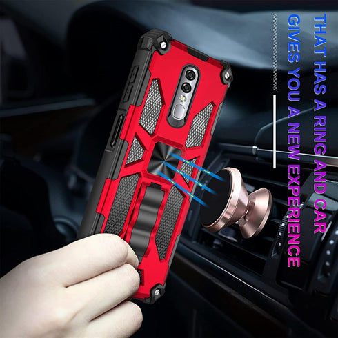 Asuwish Compatible with Coolpad Legacy Brisa Case and Tempered Glass Screen Protector Cover Cell Accessories Stand Kickstand Rugged Phone Cases fo...