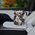 Car Trash Can - Black and White Flowers Printing Garbage Bin Decoration for Car Interior, Front Seat, Back Seat, Floor, Headrest - SUV, Trucks...