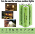 JINTION Solar Rechargeable Ni-MH AA Batteries AA 400 mAh Battery 8 Pack...