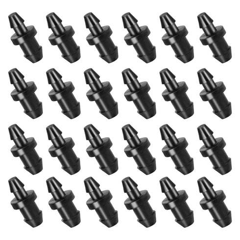 100pcs Drip Irrigation Plugs, 1/4 Inch Drip Irrigation Goof Plugs Line Irrigation Tube End Closures for Home Garden Lawn Pipe Supplies...