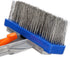 5.5in Swimming Pool Brush Stainless Steel Pool Scrub Brush for Spa Pond Floor Wall Pool Wall Cleaning Brush Cleaning Tool Easily Sweep from Walls ...