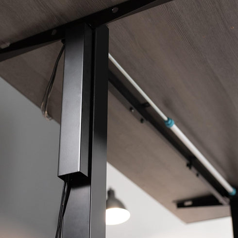 VIVO Steel Magnetic 14 inch Vertical Cable Management Channel, Cord Organizer, Wire Hider Cover for Home and Office, Black, DESK-AC01-1MB...