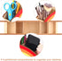 Rainbow Wooden Pen Holder,DIY Pencil Holders Desk Organizer (rainbow)...