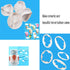 9Pcs Balloons and Cloud Cake Decoration Fondant Mold Set Hot Air Balloon Cookie Cutters for Chocolate Candy Baking Pastry Cookie Sugar Craft...