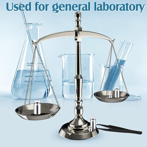 TOODOO 1g 2g 5g 10g 20g Gram Set for Digital Scale Balance and 1 Piece Calibration Weight Tweezer, Silver...