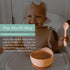 Ali+Oli Silicone Suction Bowl and Spoon Set (Sage, Original) - Unbreakable for 6 Months and Up, Self Feeding Utensils, First Stage Baby Feeding Su...