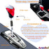 Arenbel Leather Gear Shifter Lever Speed Knobs Car Shift Stick Grip Handle Fit Most Auto Manual Transmissions, Red Black...