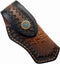 5'' Leather Folding Pocket Knife Sheath,Leather Knife Pouch for Buck 110,Knife Holster,Knife Sheaths (Dark Brown)...