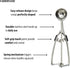 Farberware Professional Stainless Steel Cookie Dough Scoop, 8.27 Inch, Black...