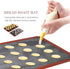 Silicone Hollow Baking Mat Set 3Pcs NonStick Oven Liner Perforated Mesh Pad Breathable Fiberglass Baking Mat Heat-Resistant Cooking Bakeware Mat f...